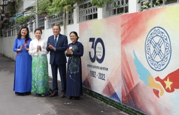 Lễ khánh thành Bức tranh tường Kazakhstan tại Việt Nam