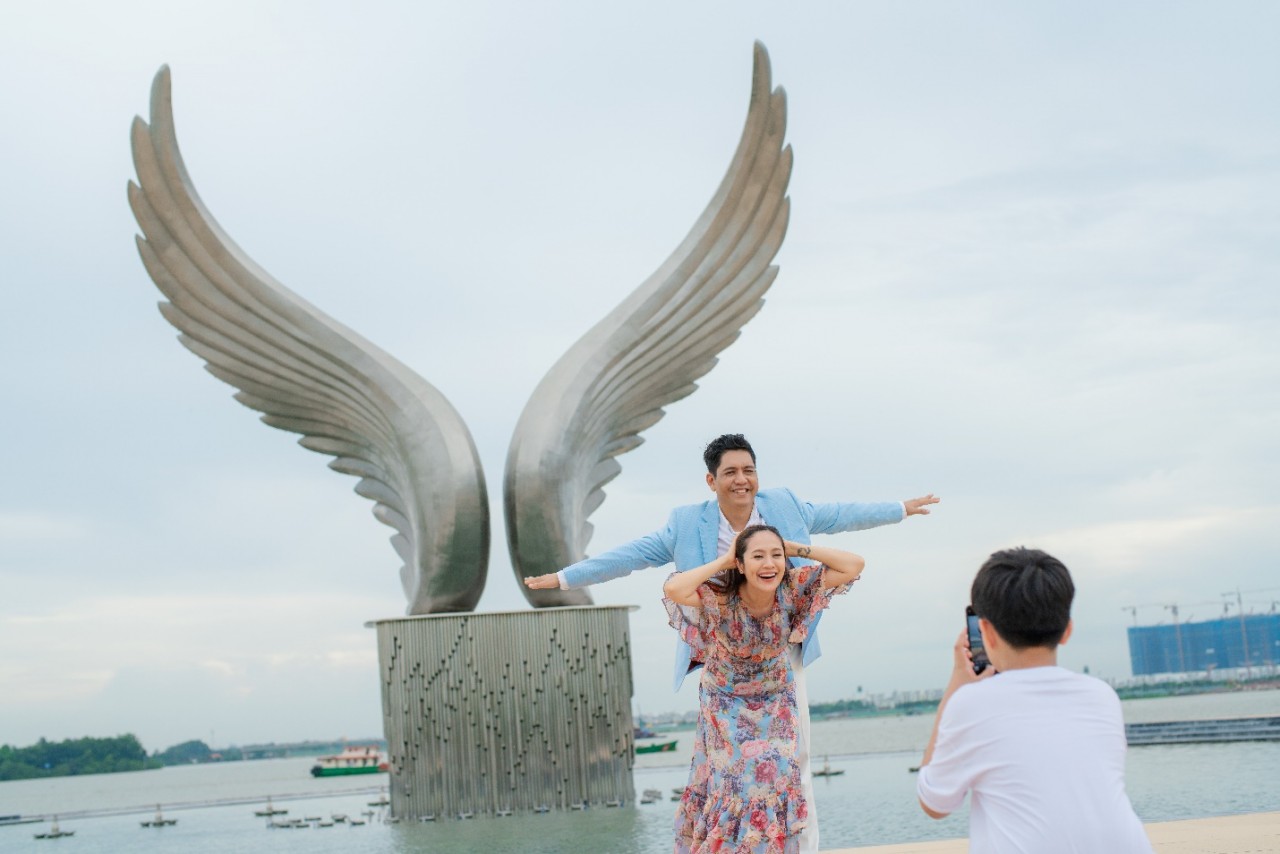 Gia đình Thanh Thúy – Đức Thịnh tận hưởng những phút giây cùng nhau tại Aqua City.