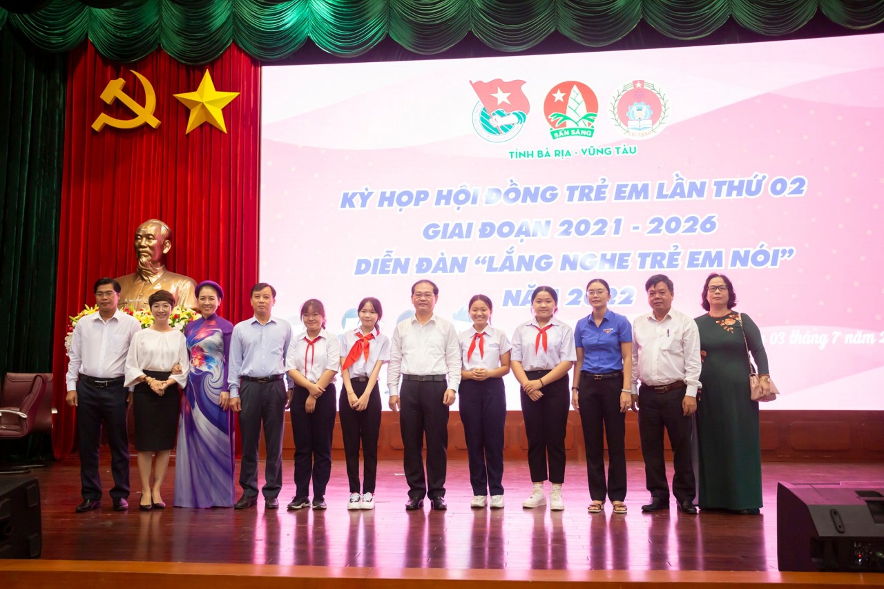 Hơn 200 học sinh Bà Rịa Vũng Tàu cùng tham gia "Điều em muốn nói"