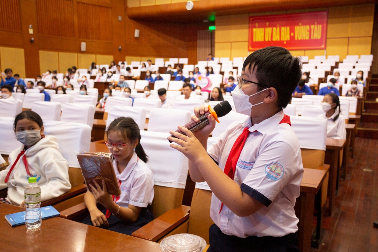 Hơn 200 học sinh Bà Rịa Vũng Tàu cùng tham gia "Điều em muốn nói"