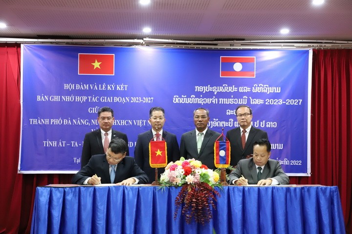 TP Đà Nẵng và tỉnh Attapeu (Lào): Đẩy mạnh hợp tác giáo dục, đầu tư và du lịch giai đoạn 2023-2027
