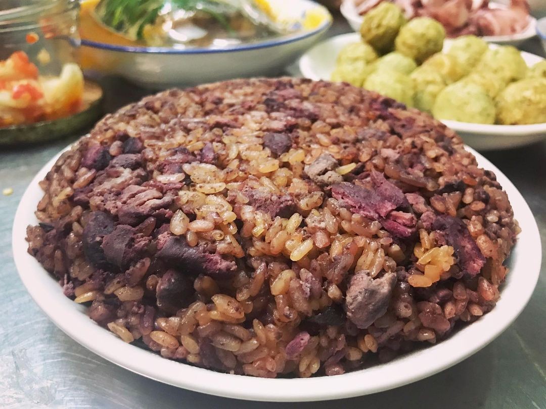Xôi trám Cao Bằng. Ảnh: pisu.la