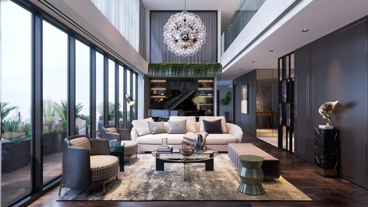 Không gian sang trọng với nội thất cao cấp tại Sunshine Sky City.