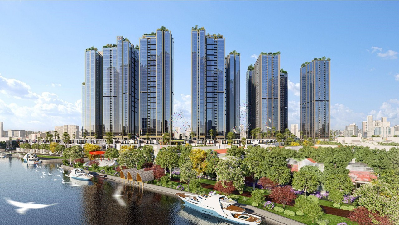 S2 Tower sở hữu tầm view rộng lớn cùng địa thế “kế sông cận thủy” bên sông Cả Cấm.