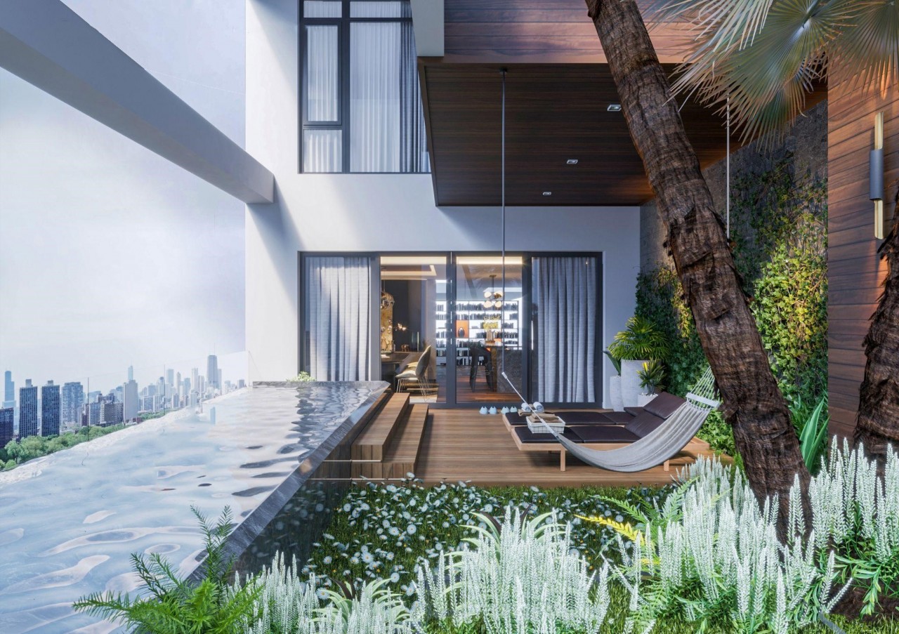  Sky Villa - không gian sống chạm tới đỉnh cao.