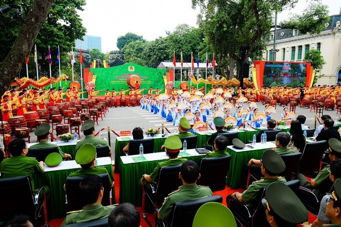 400 nhạc công và diễn viên múa tham gia Nhạc hội Cảnh sát các nước ASEAN+ 2022