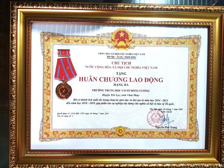 Trường THCS Đồng Cương (Vĩnh Phúc): Thầy cô giáo là tài sản quý giá