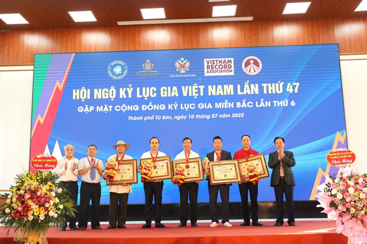  06 kỷ lục mới của các cá nhân và đơn vị 