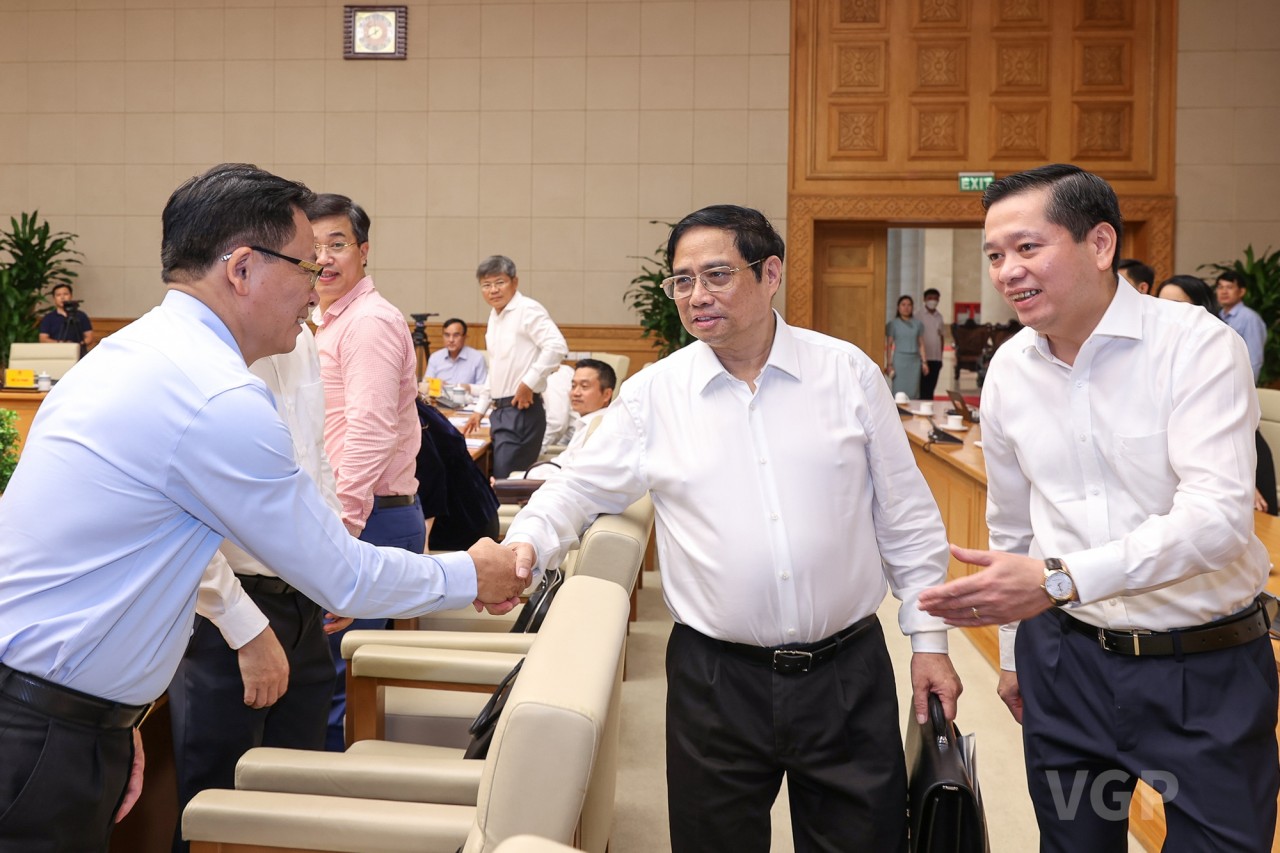 Thường trực Chính phủ làm việc với Đảng ủy Khối doanh nghiệp Trung ương