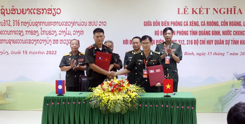 Nhiều hoạt động giao lưu hữu nghị, thắm đậm tình nghĩa giữa Bộ đội Biên phòng Việt Nam - Lào