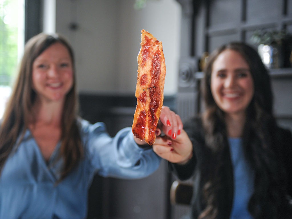 Sản phẩm thịt heo được chế biến từ phòng thí nghiệm - Ảnh: Higher Steaks