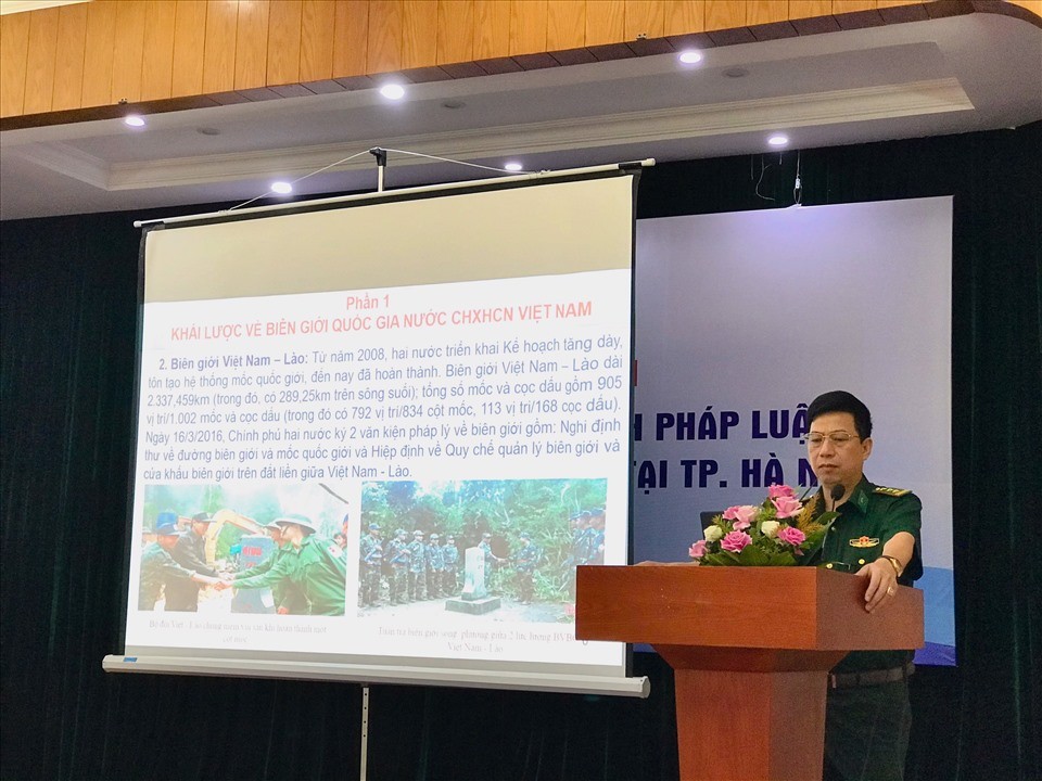 Tập huấn chính sách, pháp luật về bảo vệ biên giới cho phóng viên, biên tập viên