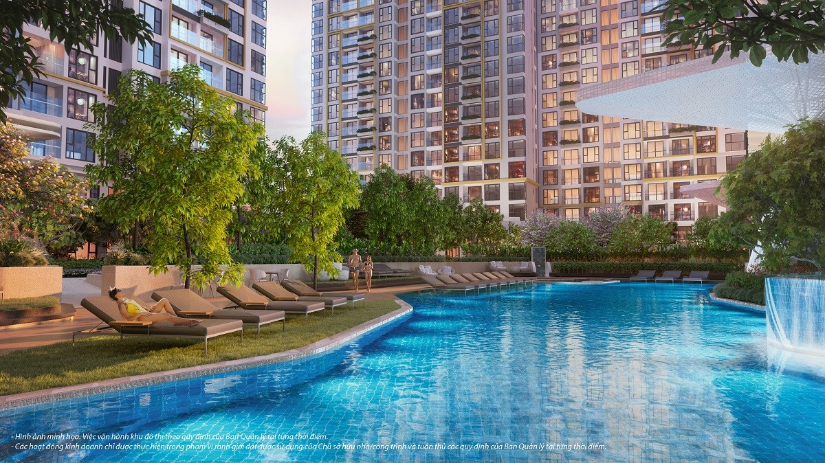 Hồ bơi phi thuyền dài 65m vượt tiêu chuẩn Olympic chỉ có tại LUMIÈRE Boulevard. Hồ bơi phi thuyền dài 65m vượt tiêu chuẩn Olympic chỉ có tại LUMIÈRE Boulevard.