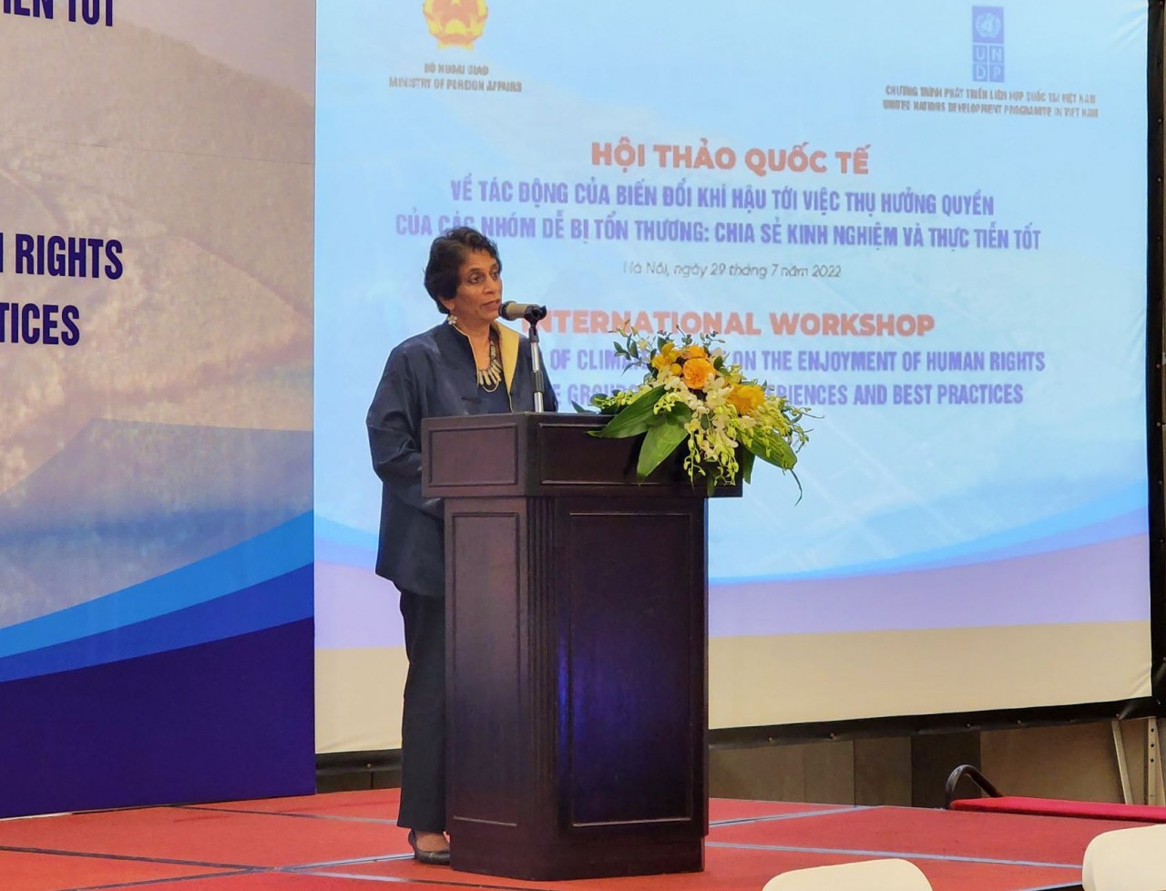 Bảo đảm quyền của các nhóm dễ bị tổn thương trong ứng phó với biến đổi khí hậu