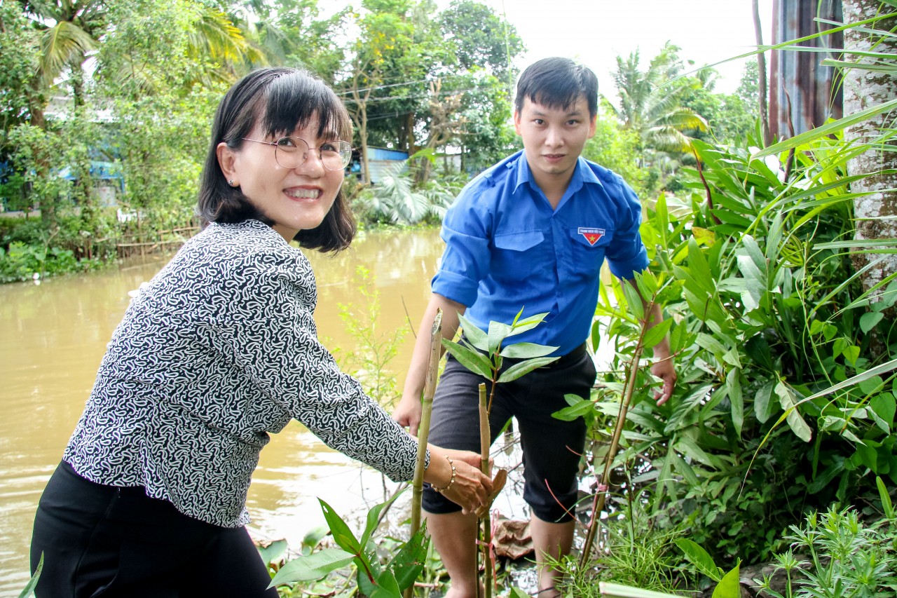 Liên hiệp các tổ chức hữu nghị Cần Thơ: Phối hợp trồng 1.000 cây bần chống sạt lở Liên hiệp các tổ chức hữu nghị Cần Thơ: Phối hợp trồng 1.000 cây bần chống sạt lở