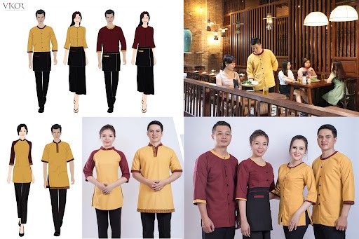 VIKOR chia sẻ bí quyết may đồng phục nhà hàng đẹp VIKOR chia sẻ bí quyết may đồng phục nhà hàng đẹp