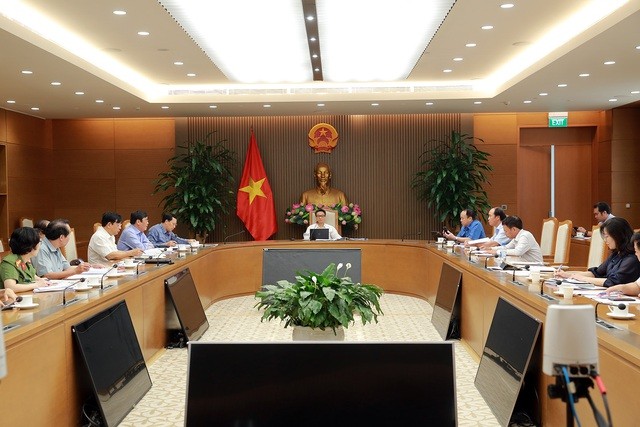 Phó Thủ tướng Vũ Đức Đam làm việc với lãnh đạo Hội Người cao tuổi Việt Nam (Ảnh: VGP/Đình Nam).