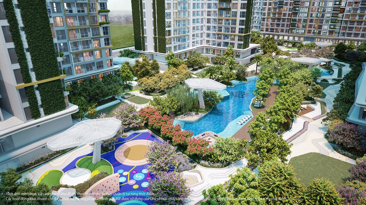 Tiện ích đa tầng trải nghiệm cho chất sống nghỉ dưỡng “chuẩn resort”