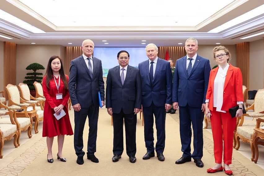 Thủ tướng Phạm Minh Chính tiếp Đoàn các nhà khoa học Nga