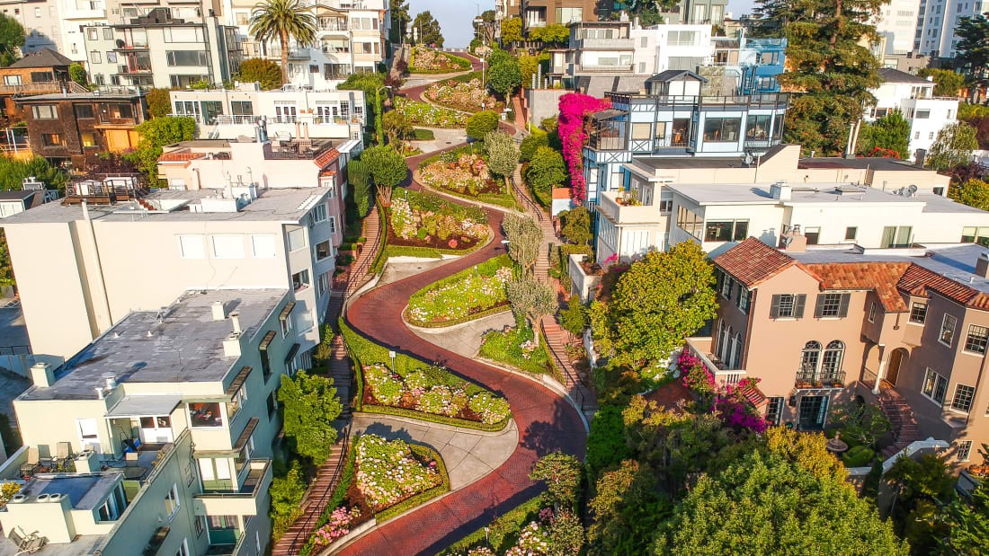 Phố Lombard (Ảnh: Shutterstock) 