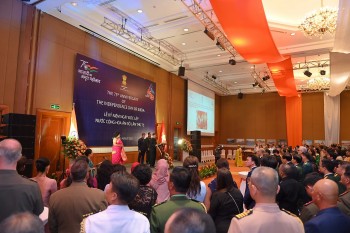 Long trọng kỷ niệm 75 năm Ngày độc lập của nước Cộng hoà Ấn Độ