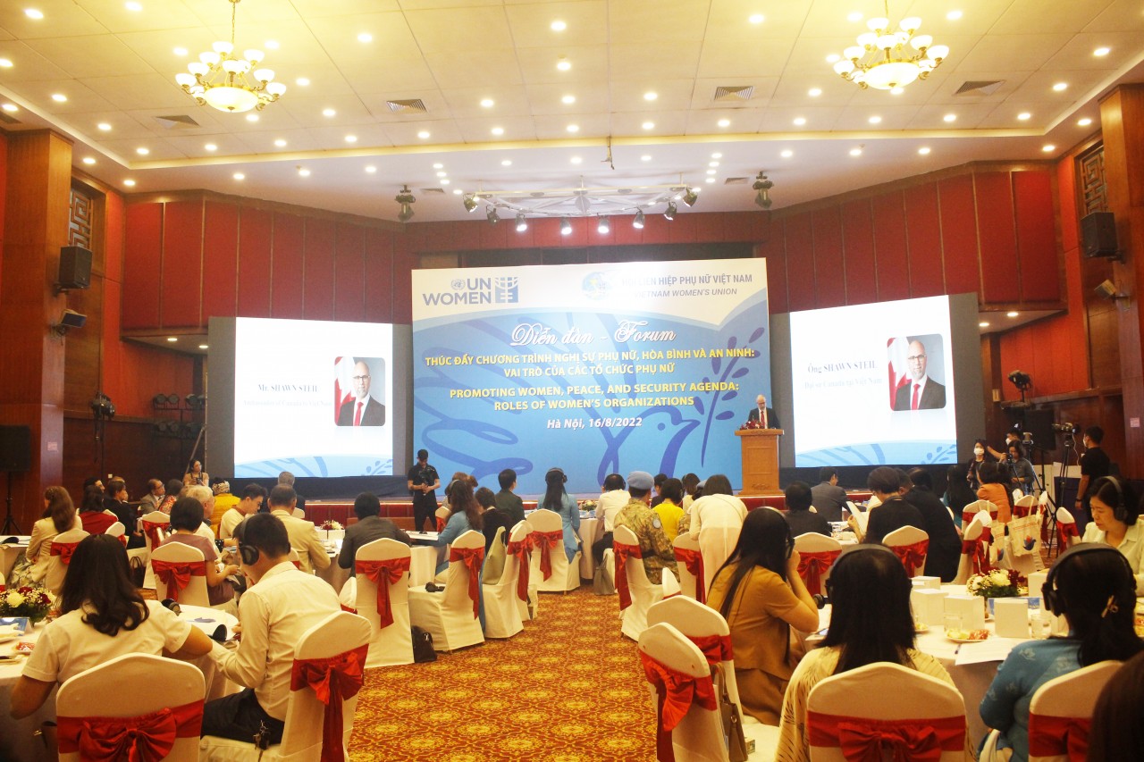 Thúc đẩy chương trình nghị sự phụ nữ, hòa bình và an ninh