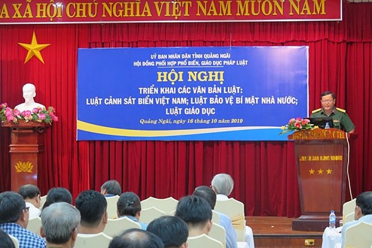 Tuyên truyền Luật Cảnh sát biển Việt Nam: Sáng tạo đa dạng hình thức