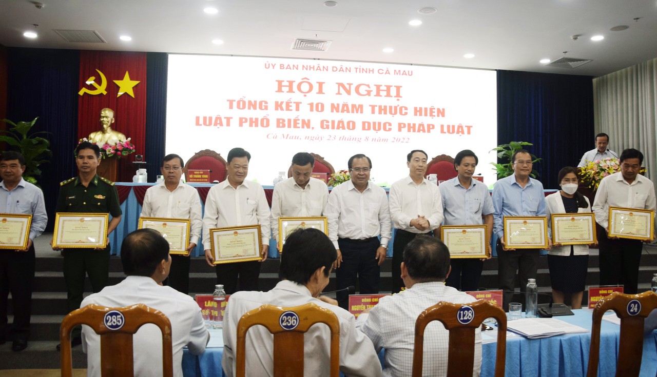 Cà Mau: 10 năm, triển khai hơn 20 Chương trình, Đề án phổ biến, giáo dục pháp luật