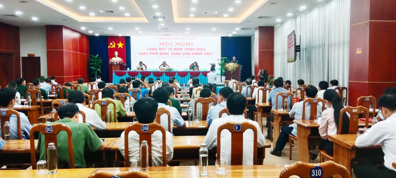 Cà Mau: 10 năm, triển khai hơn 20 Chương trình, Đề án phổ biến, giáo dục pháp luật