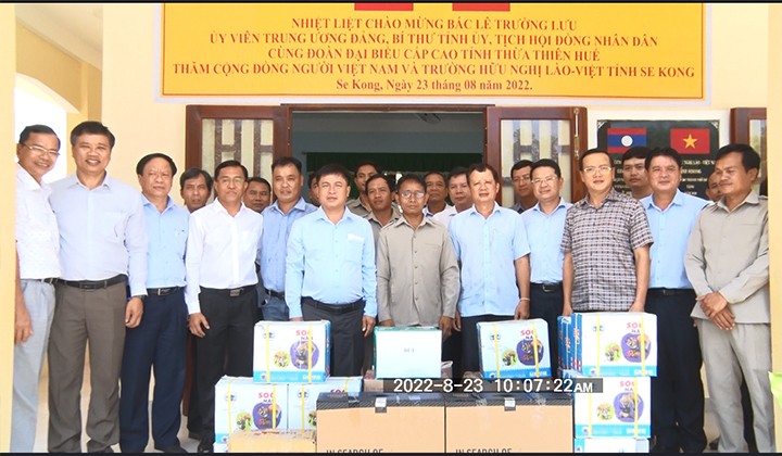 Thừa Thiên Huế và Sê Kông (Lào) thắt chặt tình đoàn kết và tăng cường hợp tác trên nhiều lĩnh vực