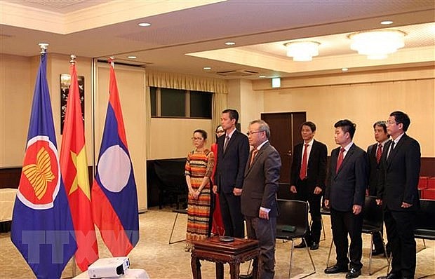 Kỷ niệm 60 năm thiết lập quan hệ Việt Nam-Lào tại Nhật Bản | Chính trị | Vietnam+ (VietnamPlus)