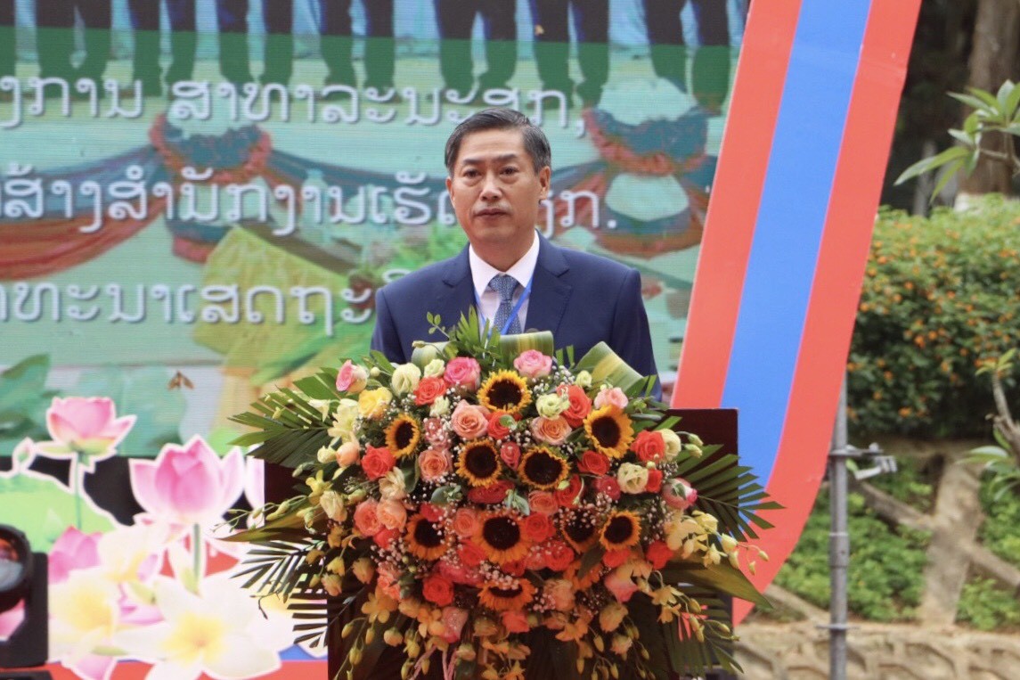Ông Nguyễn Hữu Đông, Bí thư tỉnh uỷ Sơn La phát biểu (Ảnh: Quốc Khánh).