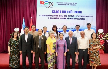 Gặp mặt hữu nghị kỷ niệm 30 năm ngày thiết lập quan hệ ngoại giao Việt Nam – Uzbekistan