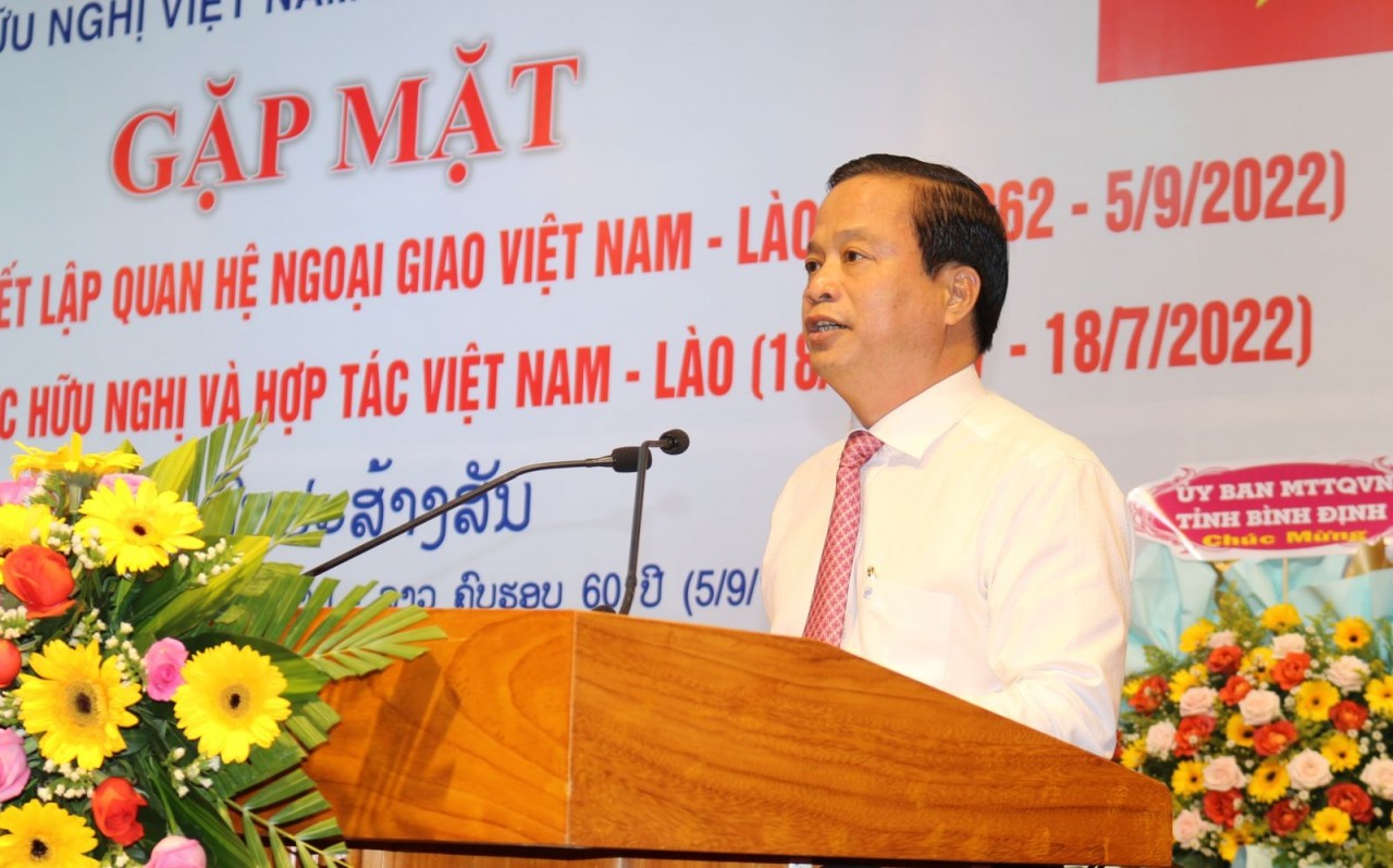 Giữ gìn và tô thắm tình hữu nghị, đoàn kết đặc biệt giữa Bình Định với các tỉnh Nam Lào