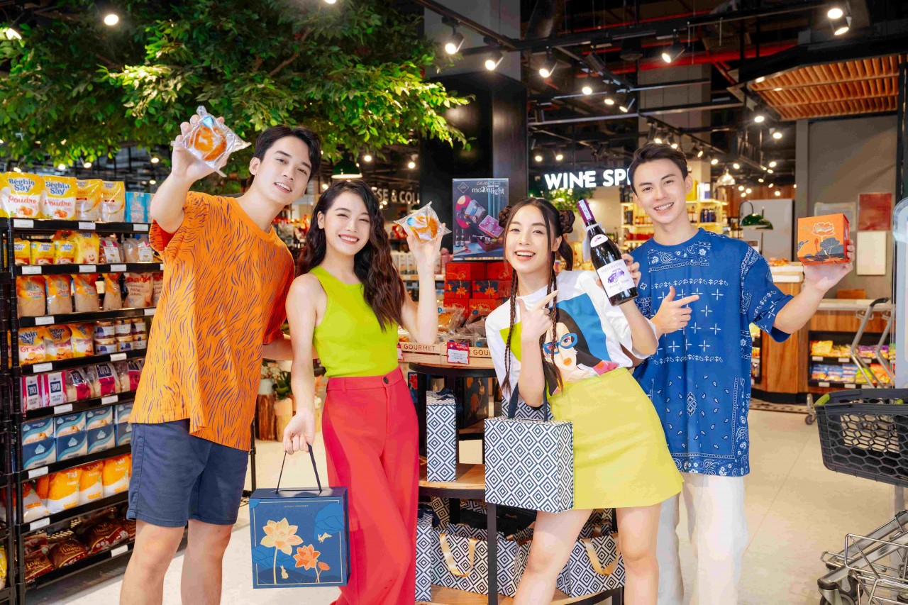 Annam Gourmet gây ấn tượng với đủ loại hương vị bánh Trung thu ngon.