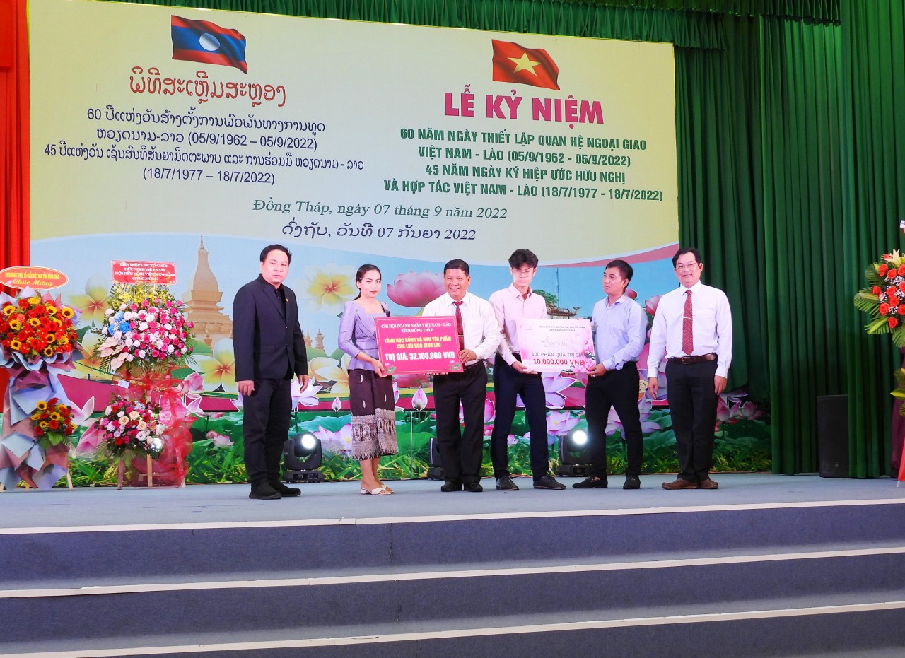 Thành lập Chi hội Doanh nhân Việt Nam - Lào tỉnh Đồng Tháp