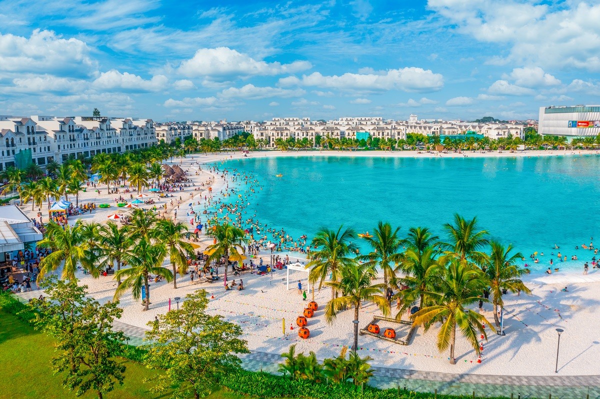 Siêu quần thể đô thị biển rộng 1.200 ha của Vinhomes “đắt giá” bởi những mảng xanh khổng lồ.