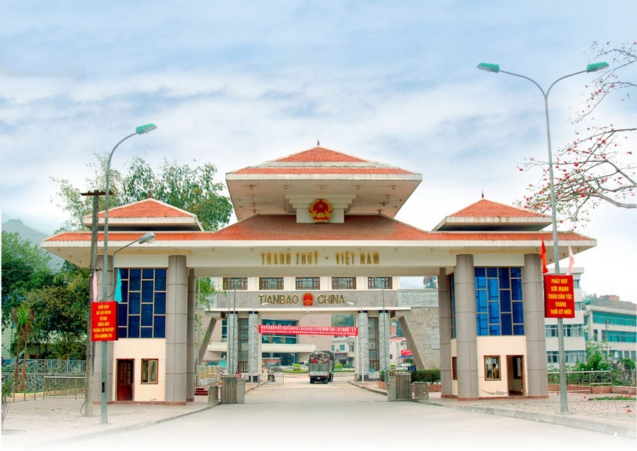 Cửa khẩu Quốc tế Thanh Thủy. Ảnh: sct.hagiang.gov.vn