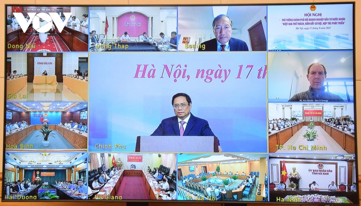 Hội nghị Thủ tướng Chính phủ với doanh nghiệp đầu tư nước ngoài