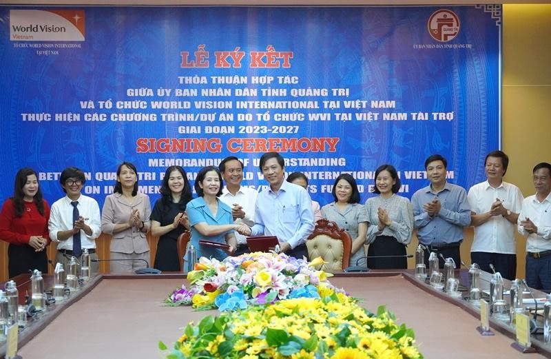 Giai đoạn 2023-2027, Tổ chức Tầm nhìn Thế giới tại Việt Nam (WVI) hỗ trợ Quảng Trị gần 9,8 triệu USD