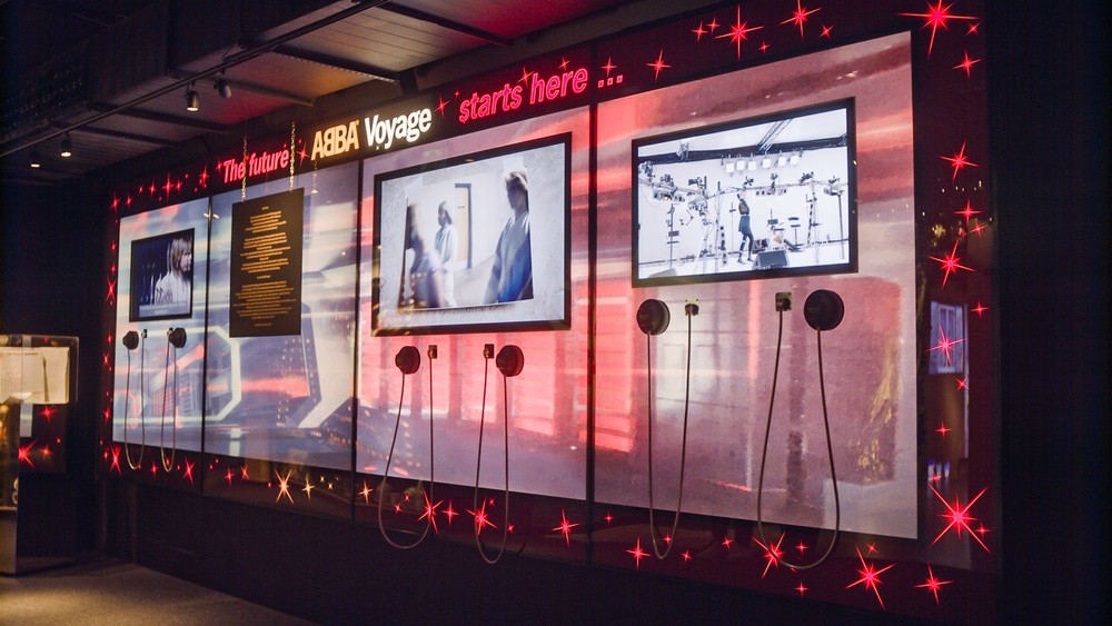 Bên trong bảo tàng âm nhạc ABBA (Ảnh: Albin Karlén/ABBA The Museum)