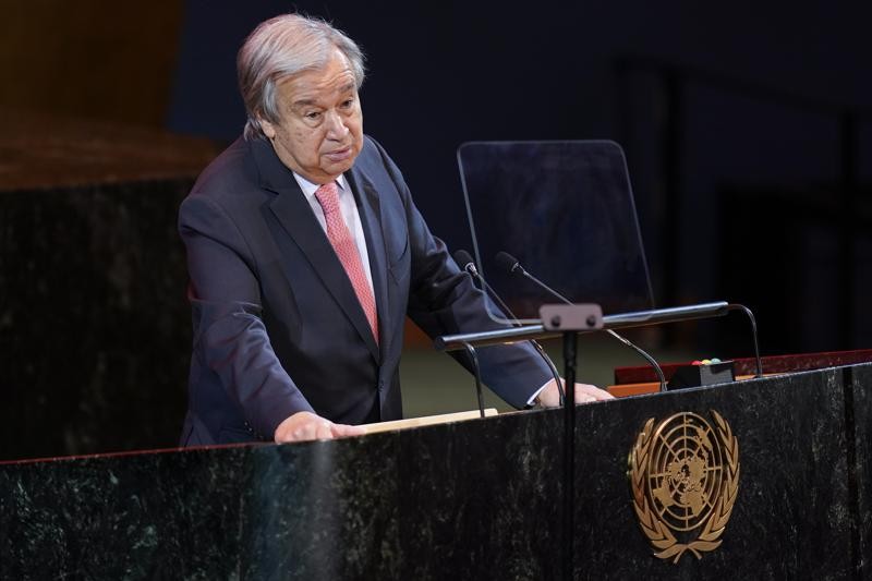 Tổng thư ký LHQ  Antonio Guterres (Seth Wenig/AP)Ảnh: 
