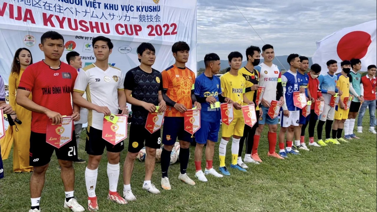 16 đội tham gia giải bóng đá của cộng đồng người Việt khu vực Kyushu - Nhật Bản 16 đội tham gia giải bóng đá của cộng đồng người Việt khu vực Kyushu - Nhật Bản