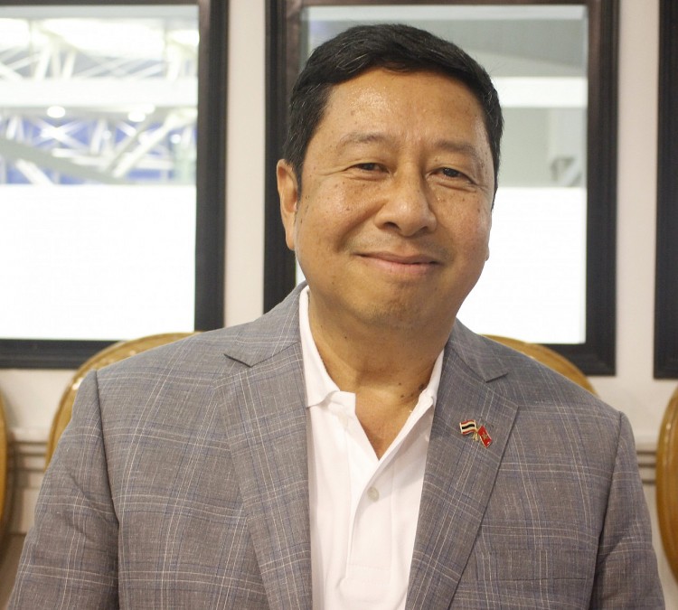 Ông Nithi Patarachoke, Tổng Thư ký Trung ương Hội hữu nghị Thái Lan - Việt Nam, Chủ tịch ngành Xi măng - Vật liệu Xây dựng Tập đoàn SCG (Ảnh: Thành Luân).