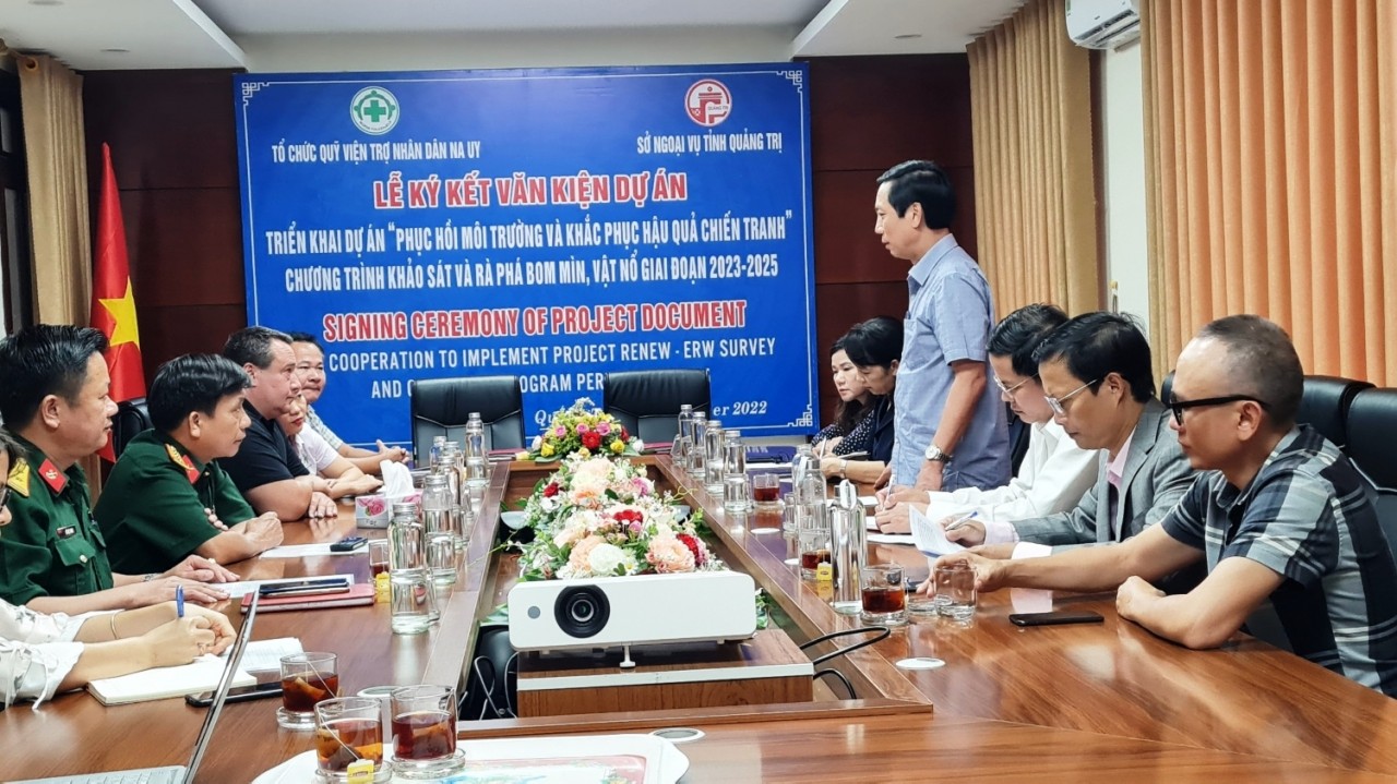NPA (Na Uy) tiếp tục hỗ trợ Quảng Trị phục hồi môi trường và khắc phục hậu quả chiến tranh