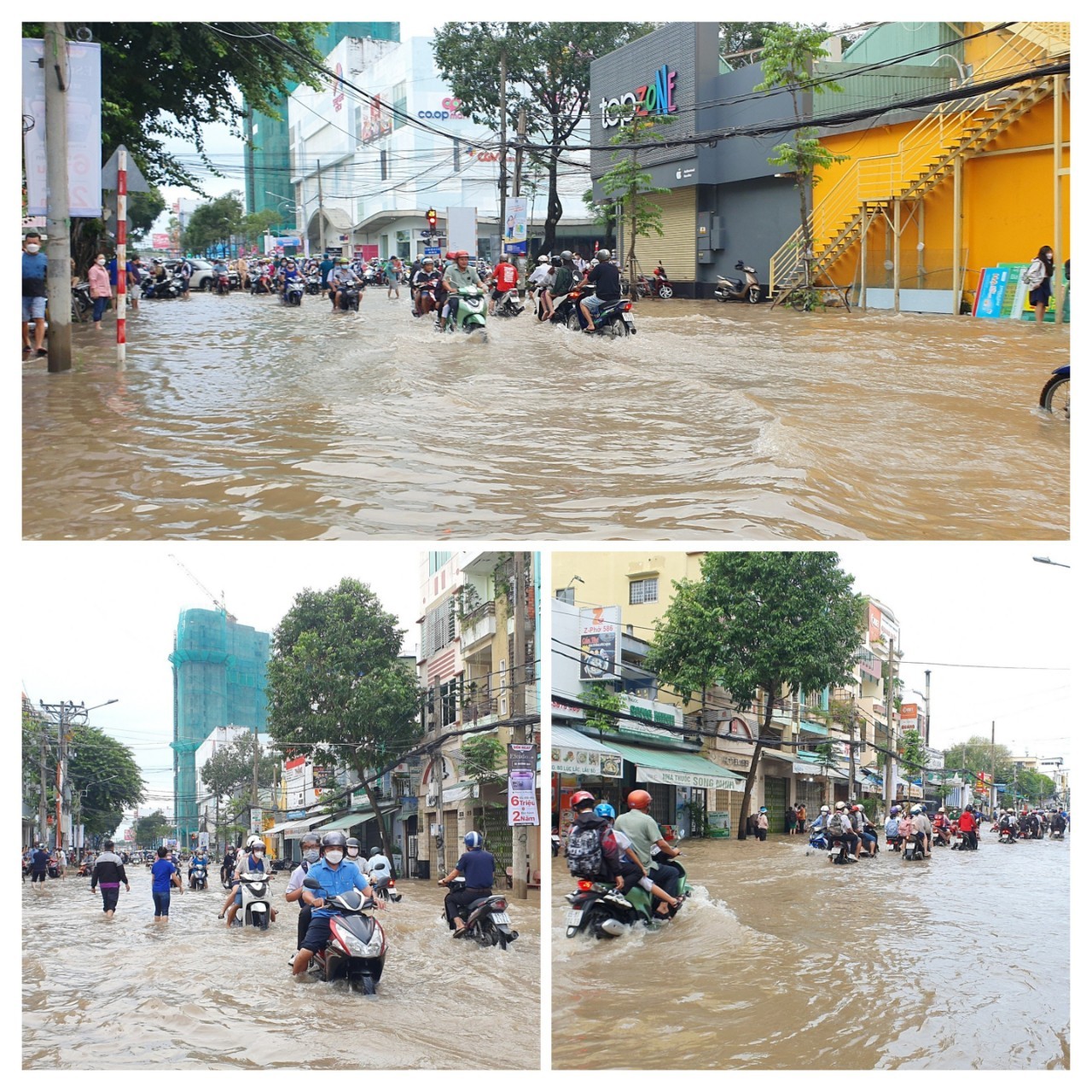 Cần Thơ cho học sinh tự học tại nhà 3 ngày do ảnh hưởng của triều cường