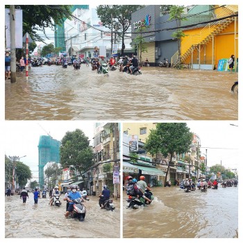 Cần Thơ cho học sinh tự học tại nhà 3 ngày do ảnh hưởng của triều cường
