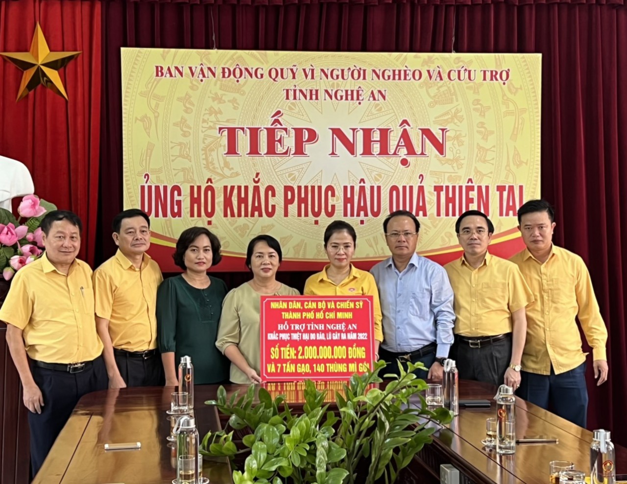 Hơn 18,5 tỷ đồng ủng hộ nhân dân Nghệ An khắc phục hậu quả thiên tai