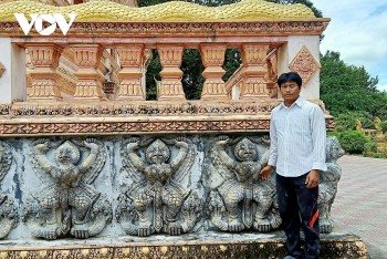 Gặp gỡ nghệ nhân đam mê văn hóa, kiến trúc truyền thống Khmer