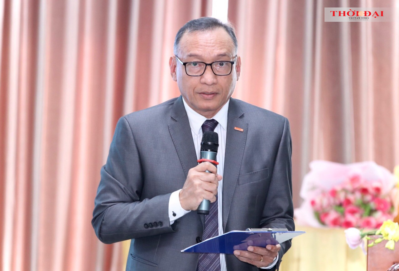 Ông Doseba Tua Sinay - Trưởng Văn phòng đại diện của tổ chức World Vision International (Ảnh: Thu Hà).